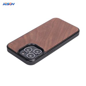 Engraved Microfiber Wooden Phone Case Scratch Resistant Customized