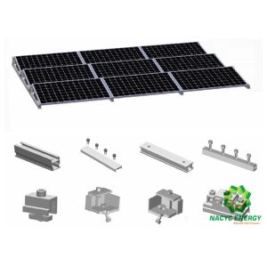 Ballasted Solar Mounting Systems panel Modules Structure Grid Tied Solar System