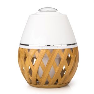 Flame Lamp Portable Ceramic Ultrasonic Essential Oil Diffuser
