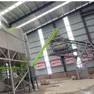 60m3/H Small Mobile Concrete Batching Plant Foundation Portable