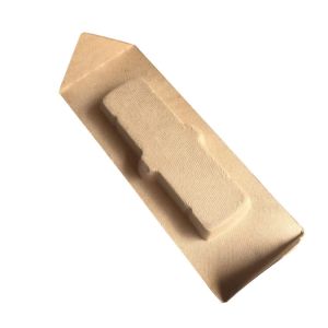 Biodegradable Paper Recyclable Bamboo Pulp Tray Triangle Toy Lower
