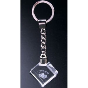 Quality Crystal Fan ShapeKey Chain for sale