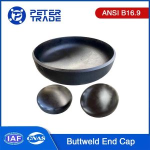 Quality ASTM A420 WPL6 WPL9 WPL8 WPL3 Grooved End Fittings ASME B16.9 Carbon Steel Buttweld End Cap for Pipe Connections for sale