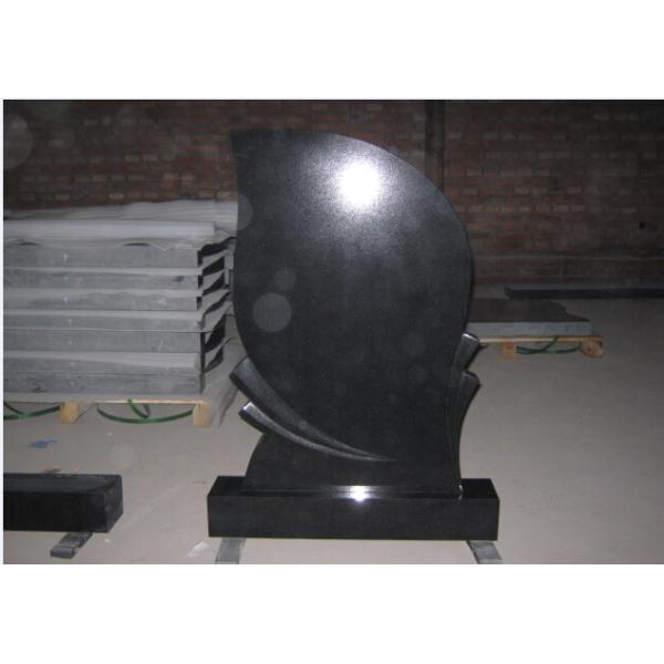 image.png Black Granite Memorial Headstones For Tombstone Polished Surface Finish