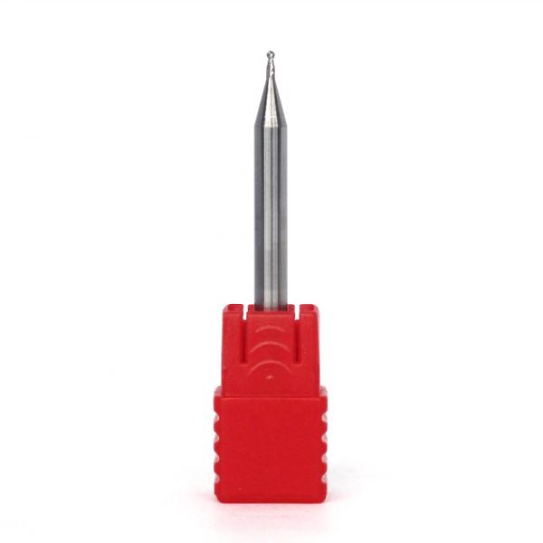 Buy HRC55 Solid Aluminum End Mill Ball Nose Type With 2 Flute at wholesale prices
