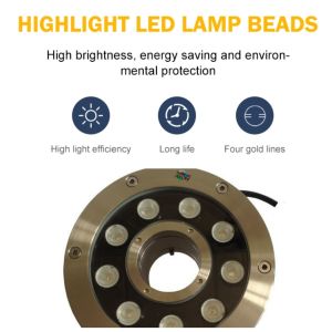 15W Pond IP68 Waterproof Fountain Lights