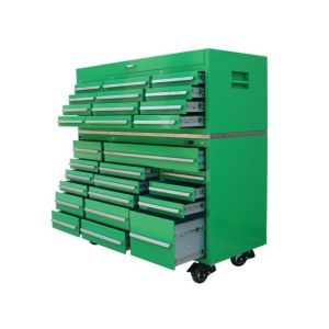 Store and transport your tools with ease using this sturdy metal tool trolley