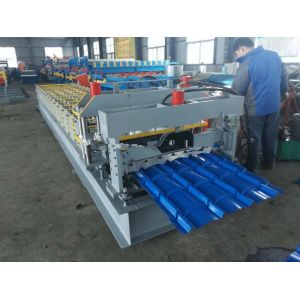 Quality High Efficiency Glazed Tile Machine With Automatic Hydraulic Cutting System for sale