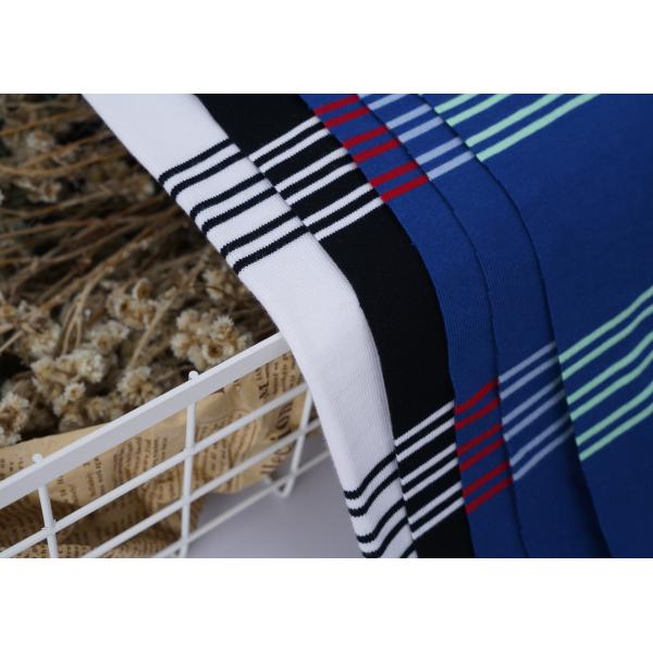 Soft And Healthy Wear-ResistantSkin-Friendly Striped Knit Fabric For T-Shirt