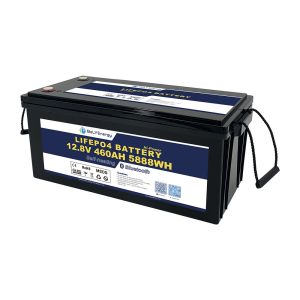 Hi Capacity 12V 460AH LiFePO4 Lithium Battery with 200A Current BMS With BT And