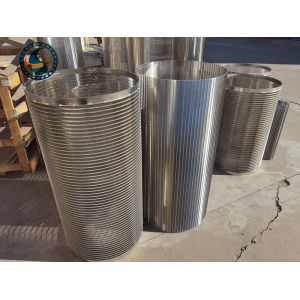 Duplex Steel 2507 Wedge Wire Screen Continuous Slot Id 300mm