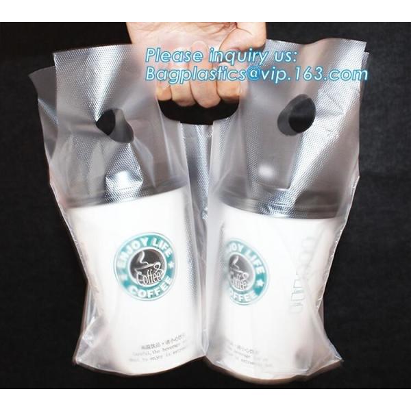 100% Biodegradable Cup bags, HDPE polyethylene plastic coffee juice cups