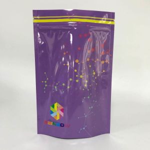China Heat Sealable Glossy Aluminum Foil Customized Mylar Bags on sale