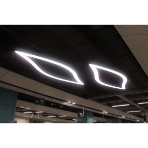 SMD5630 Led Ring Pendant Ceiling Light 27994lm IP20 Custom Made