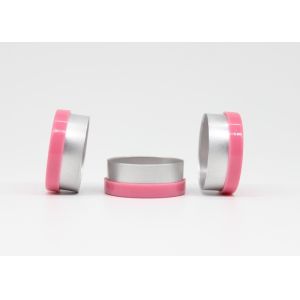 Plain Flanged Red Vial Caps For Injection Vial GMP Certificated Customized Color