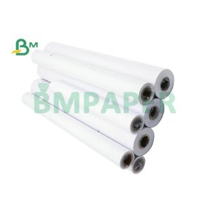 Wide Format 24'' x 150ft 20# Plotter Paper Roll For CAD Engineering Drawing