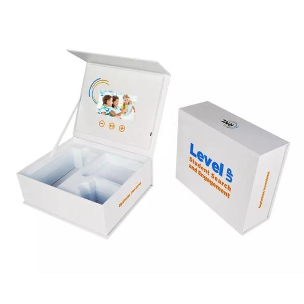 Upload Your Video Lcd Paper Box/Video Flower Box HD Screen Gift 4.3 5 7 Inch