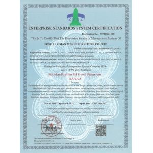 FOSHAN OMAN MEIGE FURNITURE CO.,LTD Certifications