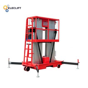 8m/Min Aluminium Lift Platform Manual Single Man Lift 1.5kw