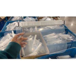 Lightweight Disposable Face Shield , Clear Plastic Face Shield Splash Proof