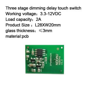 Mirror Light Touch Sensor Switch PCBA SMT DC 5V 12V Dimmer Switch PCBA