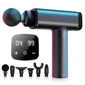 LCD Display 30 Speeds Quiet Fascia Muscle Massage Gun