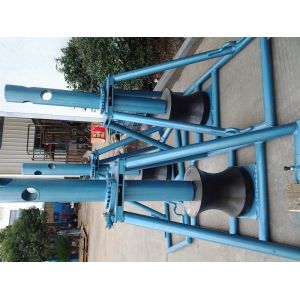 Quality 5 Ton Manual Turned Winch Pulling Wire Rope In Power Line Construction for sale