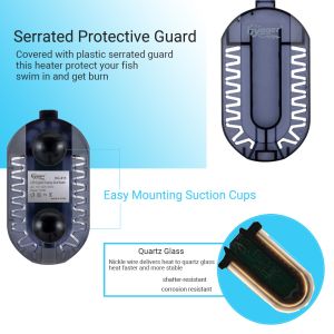 Betta Turtle 10 Gallon Hygger Aquarium Heater