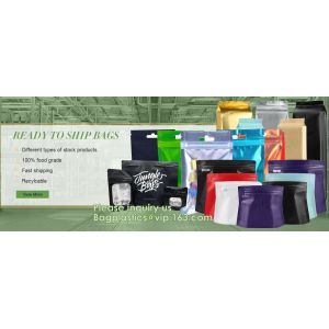 Biodegradale Compostable Packaging Roll Film Slide Zipper Garment Bag Food