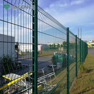 Easy Installation Garden Security Perimeter Customized 3D Curved Iron Wire Mesh