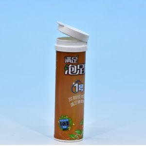 Plastic PP Tubes With Or Without Desiccant Spiral Lids For Packaging Of