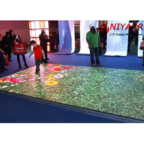 Portable 3D Interactive LED Dance Floor Rental Disco Lighted Floor Panels