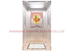 China 0.4m/S Stable Performance Small Villa Home Elevator Lift Stainless Steel Structure on sale