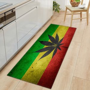 Modern Personalized Kitchen Floor Mats Long Strip Kitchen Carpet Runner