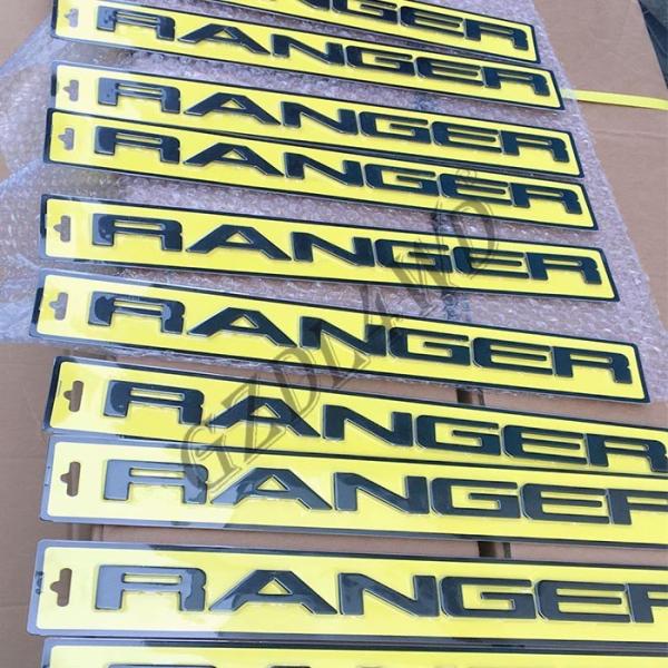 Durable 4x4 Body Kits Matte black sticker 3M Plastic Ranger Original Logo Mark
