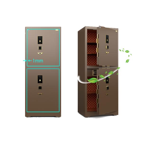 H1880mm Commercial Deposit Safe Fingerprint Lock and Alarm System for Secure Storage