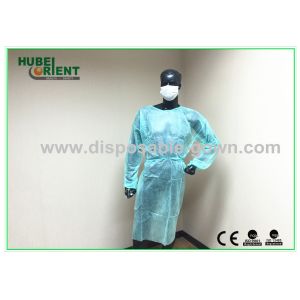 Single Use Medical SMS Isolation Gown With Long Sleeves