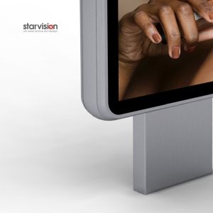 IP55 Mupi Advertising Scrolling Sign Board Floor Standing 5mm Glass