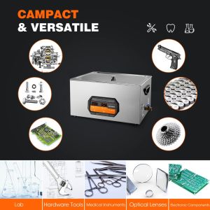 22L Industrial Ultrasonic Cleaning Machine 480W Stainless Steel