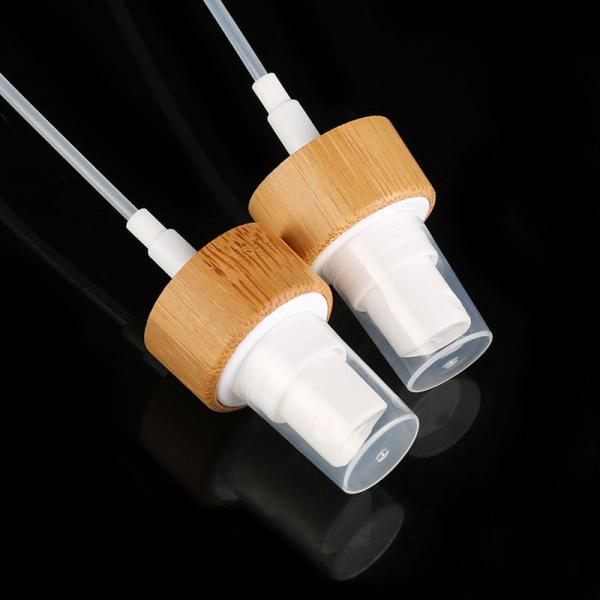 Buy SS304 Spring 24 415 Bamboo Shampoo  Hand Body Lotion Pump at wholesale prices