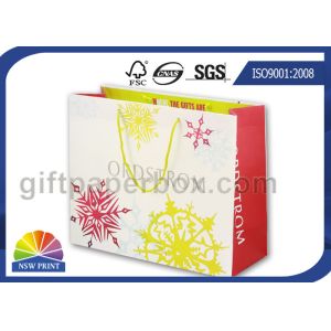 Customized Paper Bags / Tote Shopping Paper Bag for Retail , Apparel , Garment