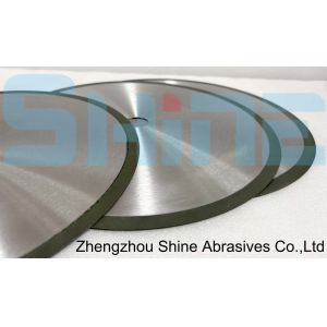China 300mm 1A1R resin bond diamond continuous rim wheels for glass cutting on sale
