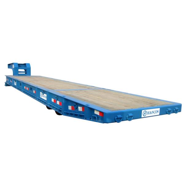 Buy 70t Payload 40ft Fixed Gooseneck Mafi Trailer Rol-Rol Trailer at wholesale prices