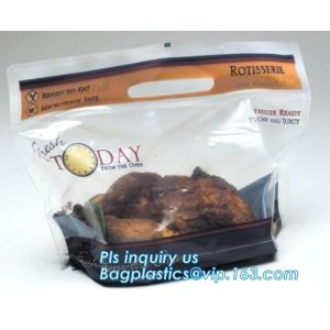 nylon packaging giant hot roast frozen chicken vacuum bag, Hot roast chicken