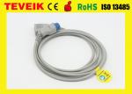 Round 10 Pin ECG Trunk Cable For Datex Patient Monitor , LL Type 3 Leads ECG