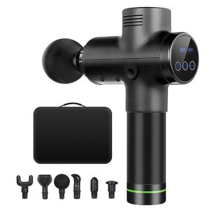 30 Speed Handheld Body Deep Muscle Massager with 6 Heads