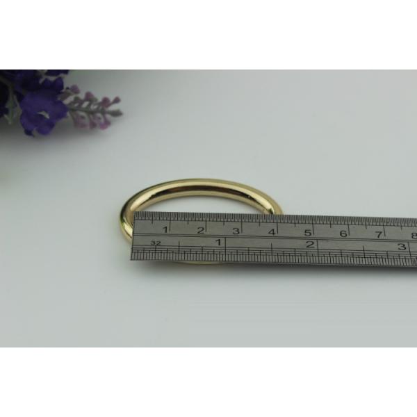 Good Quality Alloy 38 MM Hanging Brush Anti Brass Color Metal O Spring Gate Round Ring