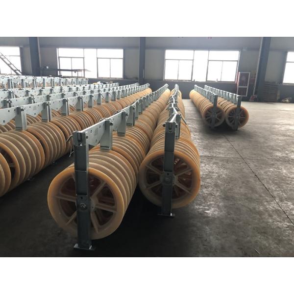 508*110mm Three Nylon Wheels Bundled Conductor Pulley