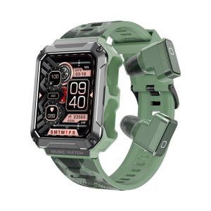 TWS Smart Watch with Wireless Earbud and Local Music Smart Bracelet and Advanced