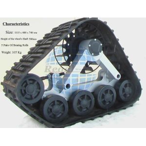 China 260x96x40 mini rubber track for Snowmobile rubber track, rubber track for construction machinery on sale